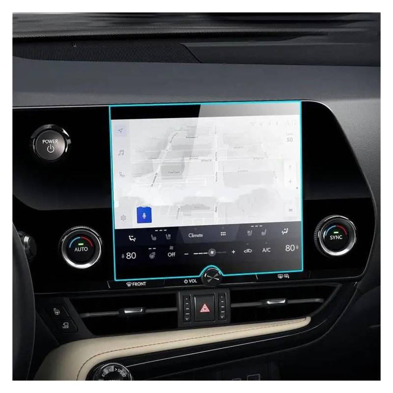 Navigation Displayschutzfolie Für Lexus NX Für NX450H Für NX350 Für NX250 Für NX350H 2022 Gehärtetem Glas Film Schutz Auto Radio Gps Auto Bildschirm Aufkleber Navigation Panzerglas Schutzfolie(For 9.8 von BTHMGBAE