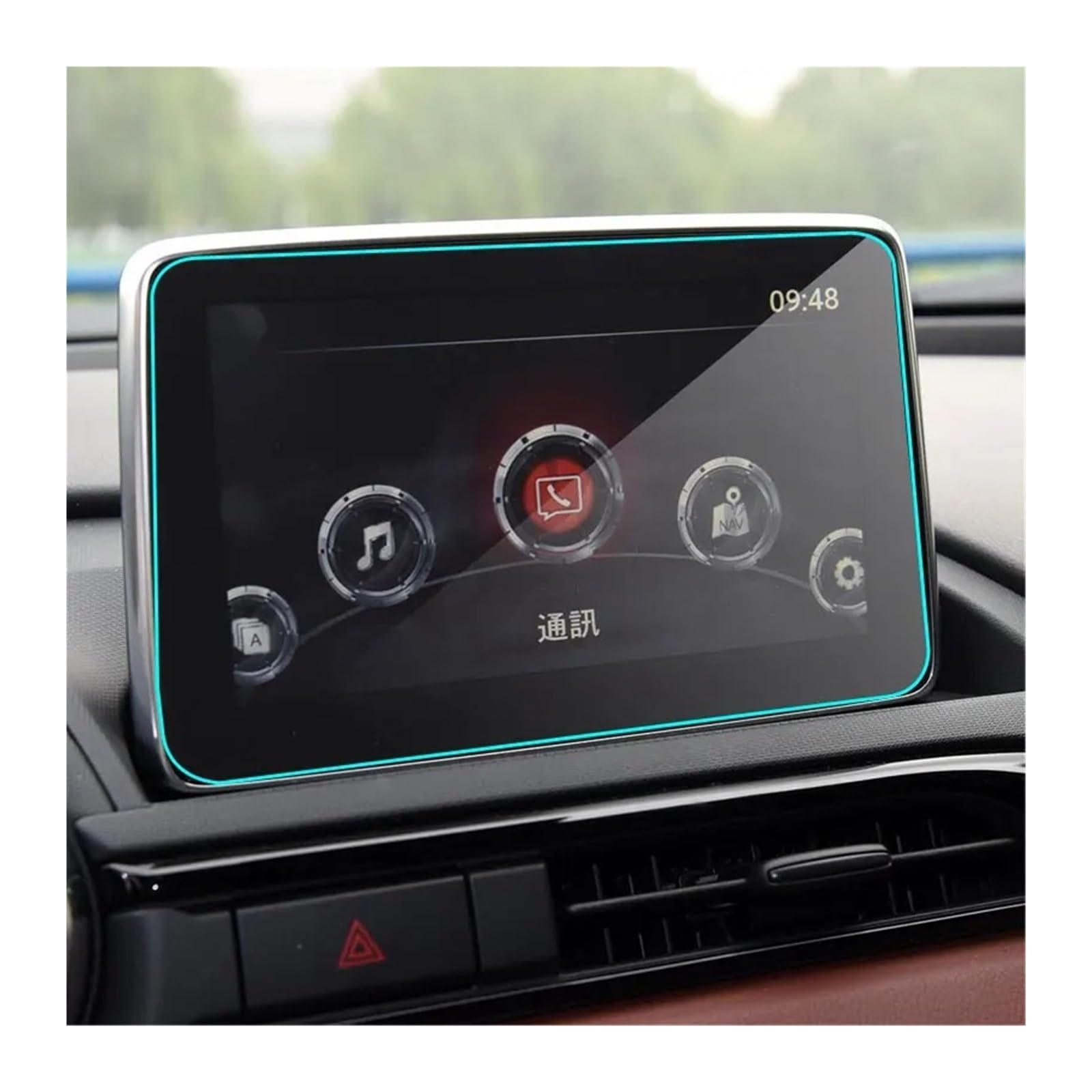 Navigation Displayschutzfolie Für Mazda Für CX-3 Für CX-4 Für MX-5 2015-2019 Auto Gehärtetes Glas Display-schutzfolie Aufkleber GPS Multimedia LCD Schutz Navigation Panzerglas Schutzfolie von BTHMGBAE