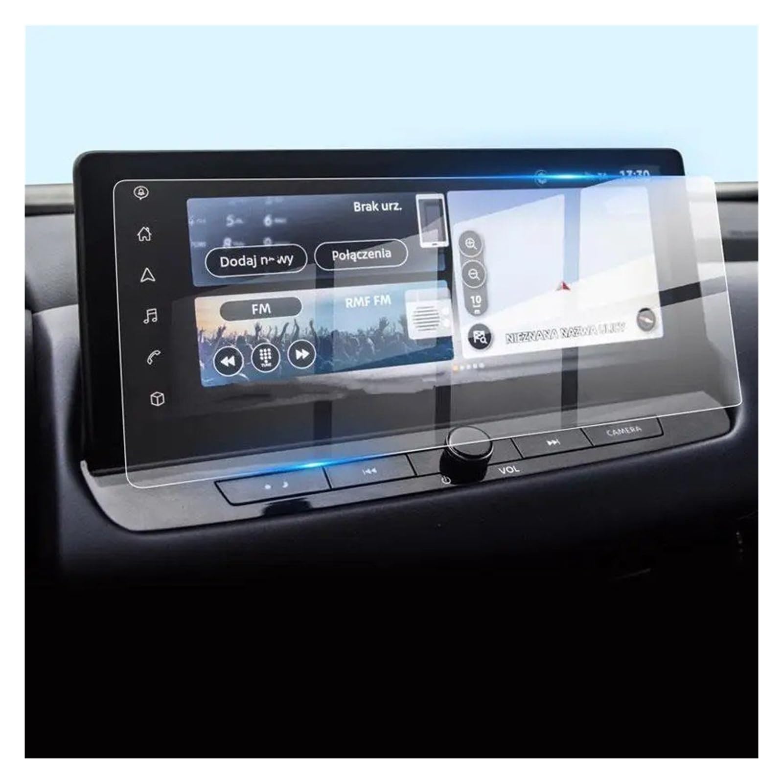 Navigation Displayschutzfolie Für Nissan Für Qashqai J12 Für X-Trail 2021-2024 Gehärtetem Glas Screen Protector Film 12,3 Zoll Auto Radio GPS Navigation Navigation Panzerglas Schutzfolie von BTHMGBAE