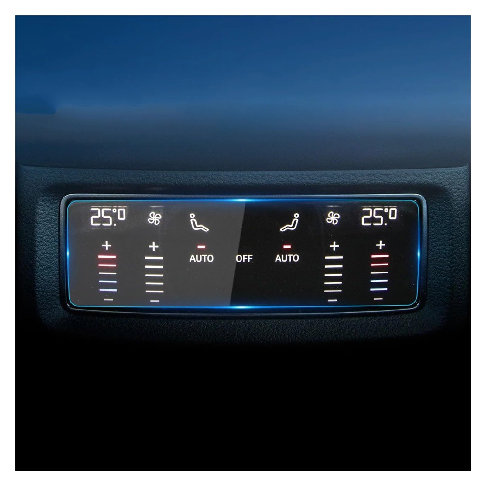 Navigation Displayschutzfolie Für Q7 2023 Auto Aufkleber Screen Protector Navigator Display Gehärtetem Glas Schutz Film Auto Fahrzeuge Navigation Panzerglas Schutzfolie(Blue TV) von BTHMGBAE