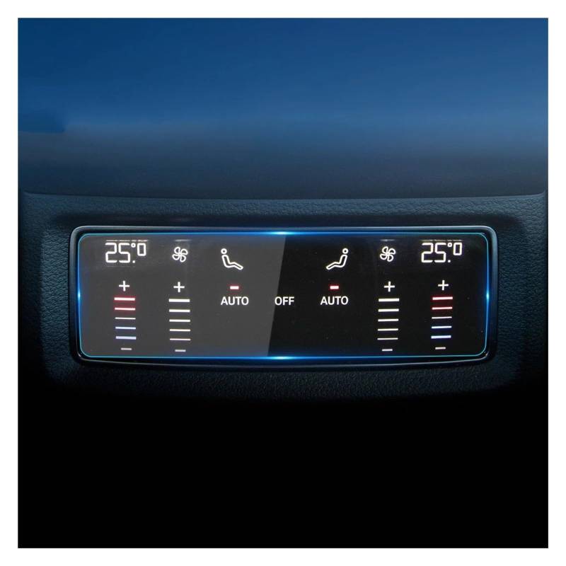 Navigation Displayschutzfolie Für Q7 2023 Auto Aufkleber Screen Protector Navigator Display Gehärtetem Glas Schutz Film Auto Fahrzeuge Navigation Panzerglas Schutzfolie(Blue TV) von BTHMGBAE