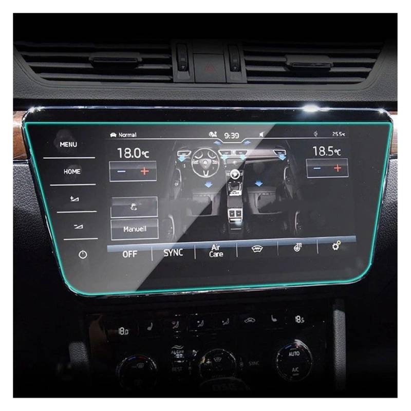 Navigation Displayschutzfolie Für Skoda Für Superb 2018-2023 Schutz Film 8 Zoll Oder 9,2 Zoll Auto GPS Navigation LCD Bildschirm Anti-Scratch Innen Navigation Panzerglas Schutzfolie(9.2 Inch 1PCS) von BTHMGBAE