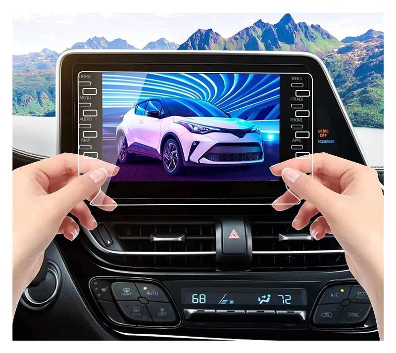 Navigation Displayschutzfolie Für Toyota Für CHR 2020 2021 2022 2023 Screen Protector Gehärtetem Glas 8 Zoll Auto GPS Navigation Innen Zubehör Navigation Panzerglas Schutzfolie von BTHMGBAE