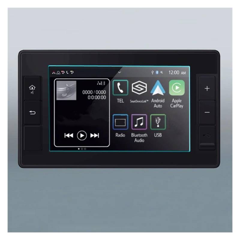 Navigation Displayschutzfolie Für Toyota Für RAIZE 2023 Gehärtetes Glas Screen Protector 8 Zoll Auto GPS Navigation Display Navigation Panzerglas Schutzfolie von BTHMGBAE