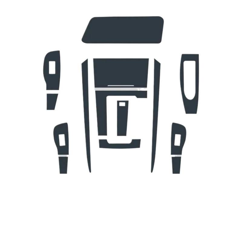PanelMittelkonsole Für Mazda CX30 2020 Navigation Center Console Gear Panel Bildschirm TPU Auto-Innenschutzfolie Anti Kratz Reparatur Aufkleber Mittelkonsole Panel(Style C for RHD) von BTHMGBAE
