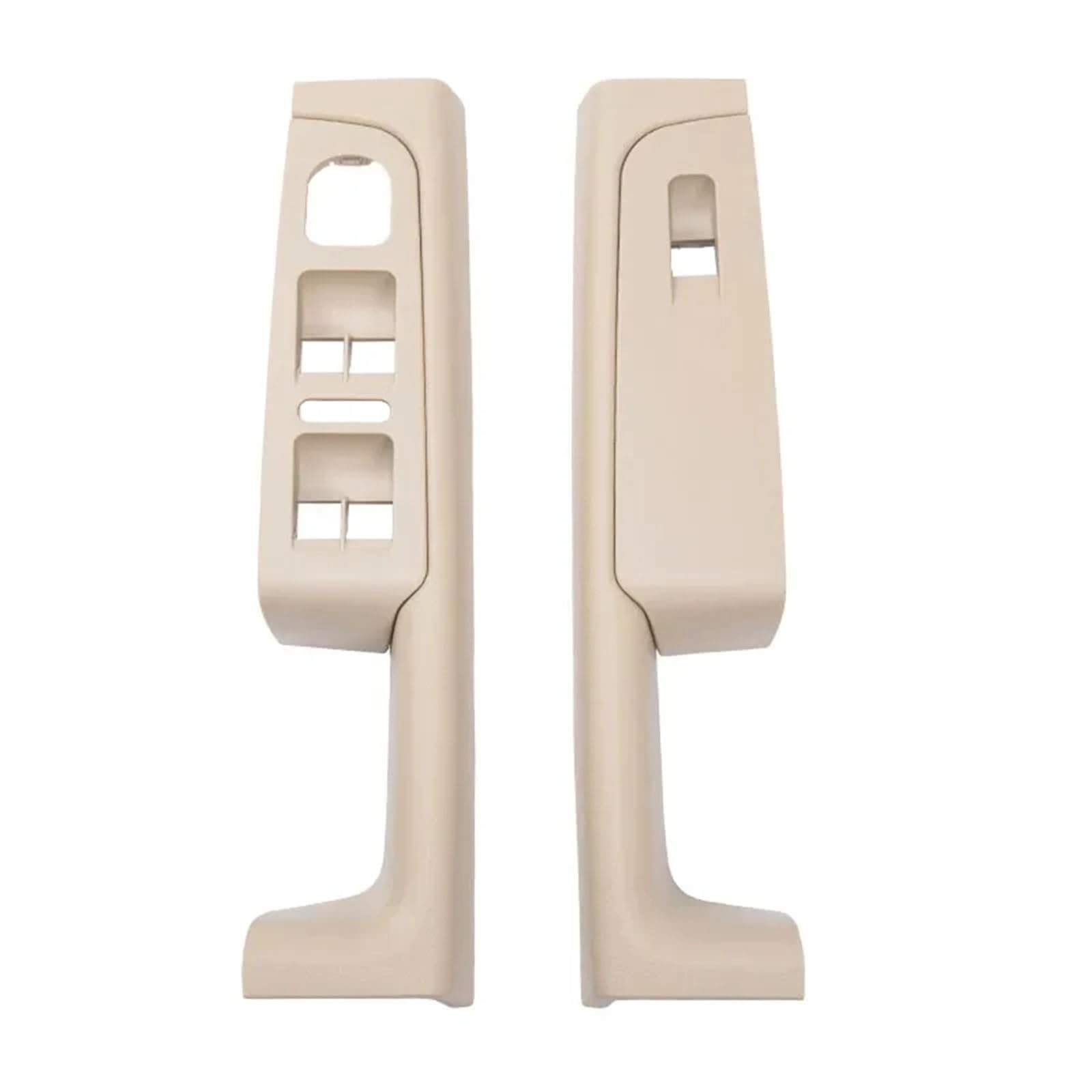 PanelMittelkonsole Für Skoda Für Superb 2008-2013 Universal 2 STÜCKE Beige Grau Schwarz Vorne Hinten Innen Türgriff Armlehne Rahmen Schalter Bedienfeld Trim Mittelkonsole Panel(Beige Front) von BTHMGBAE