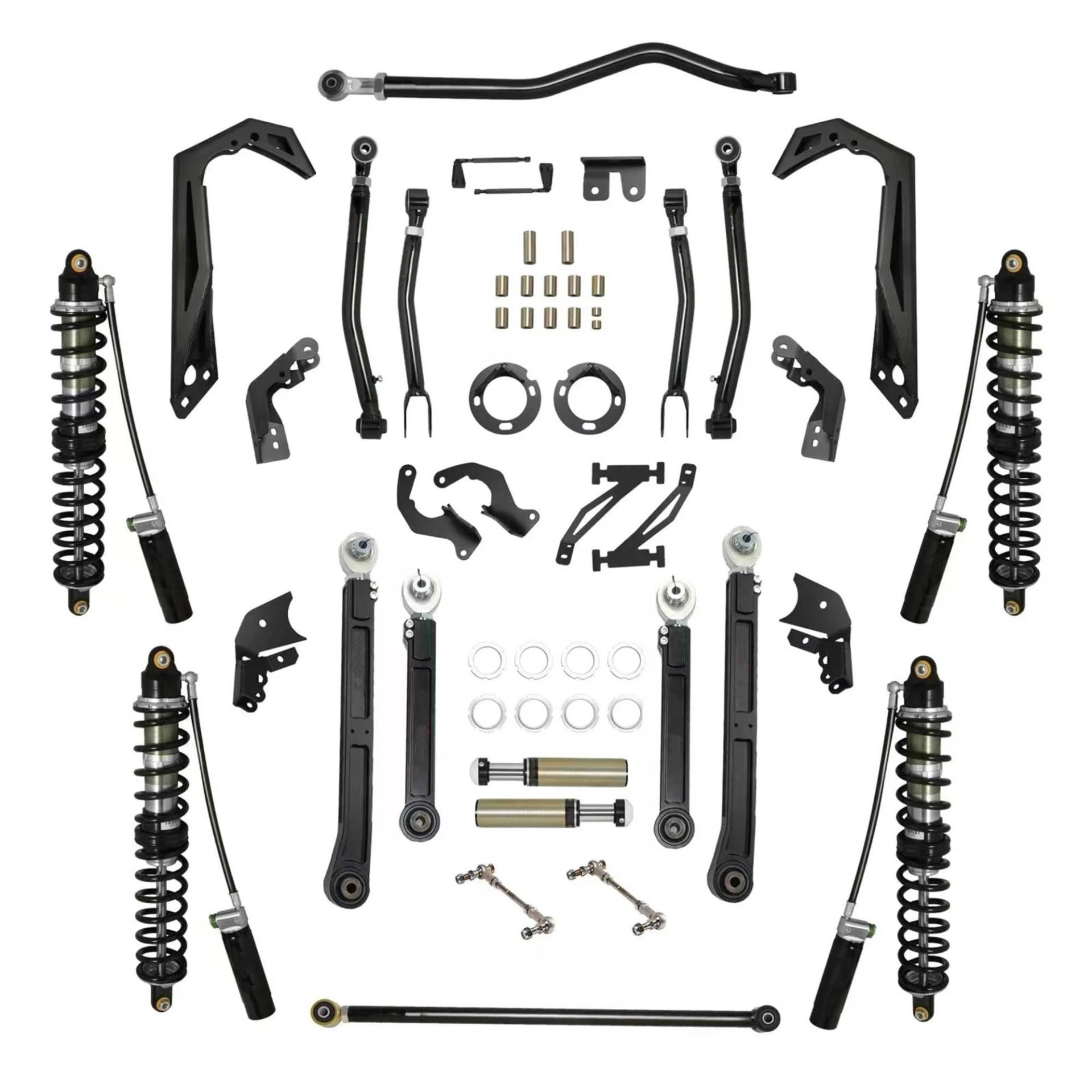 Stoßdämpfer Autos Für Jeep Für Gladiator JT 2019-UP Querlenker Vorne Hinten Stoßdämpfer Track Bar Sway Bar Link 6 Zoll Suspension Lift Kits Auto Lenkungsdämpfer von BTHMGBAE