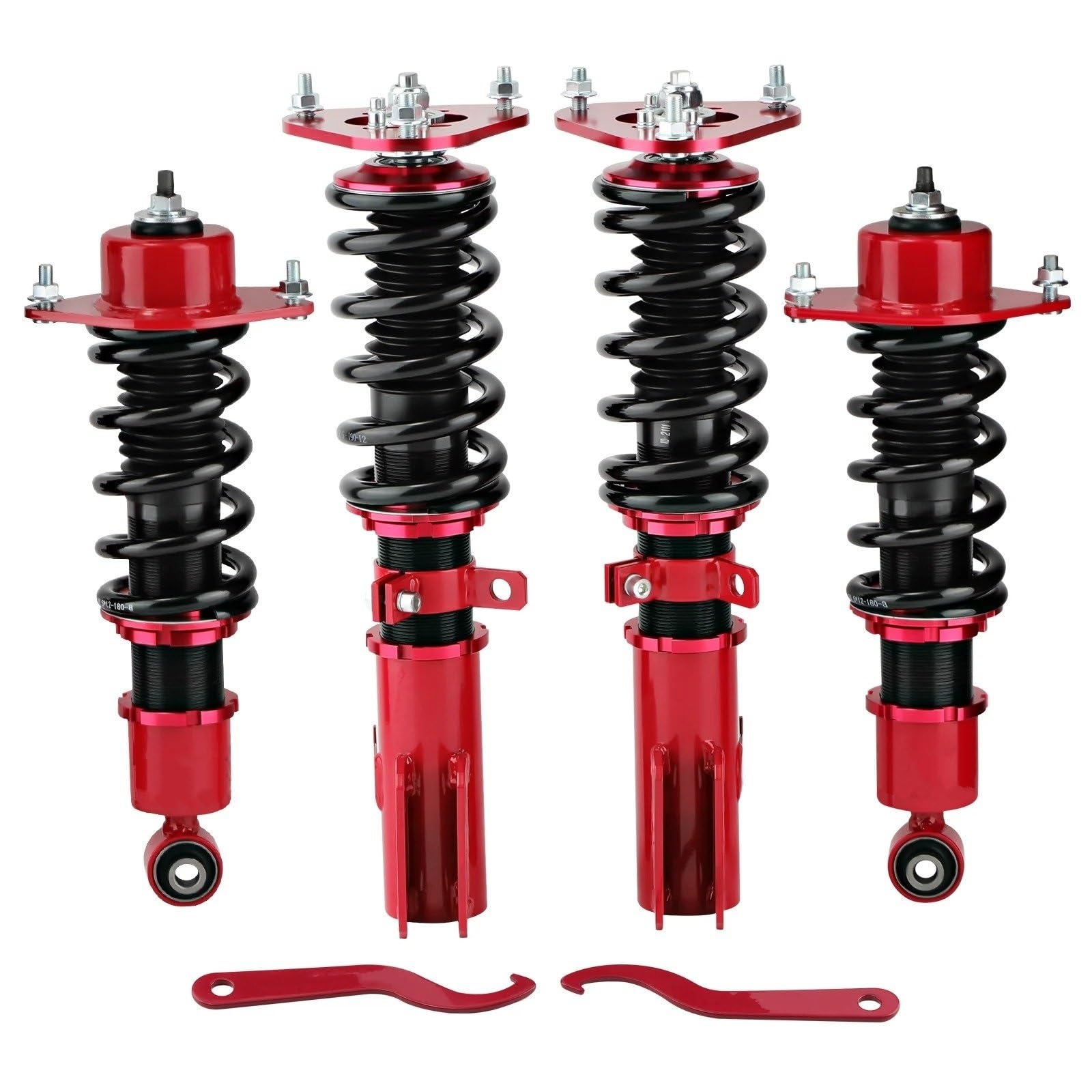 Stoßdämpfer Autos Für Toyota Für Celica Für AWD 2000-2005 Gewindefahrwerk Federbein Set Spule Über Stoßdämpfer Gewindefahrwerk Suspension Kit Auto Lenkungsdämpfer von BTHMGBAE