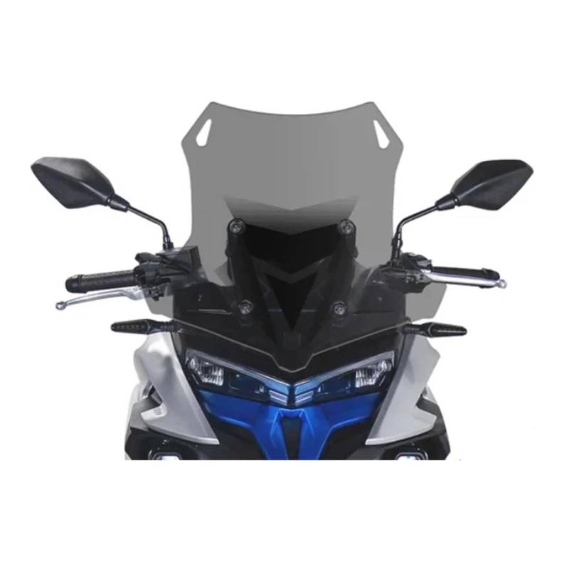 Windschild Motorrad FÜR Loncin Für VOGE 525DSX DS525 DS 525X 525 Für DSX Zubehör 2022 2023 DS525X Motorrad Frontscheibe WindscreenWindshield Deflektor Windschutzscheibe(SOOT 10CM) von BTHMGBAE