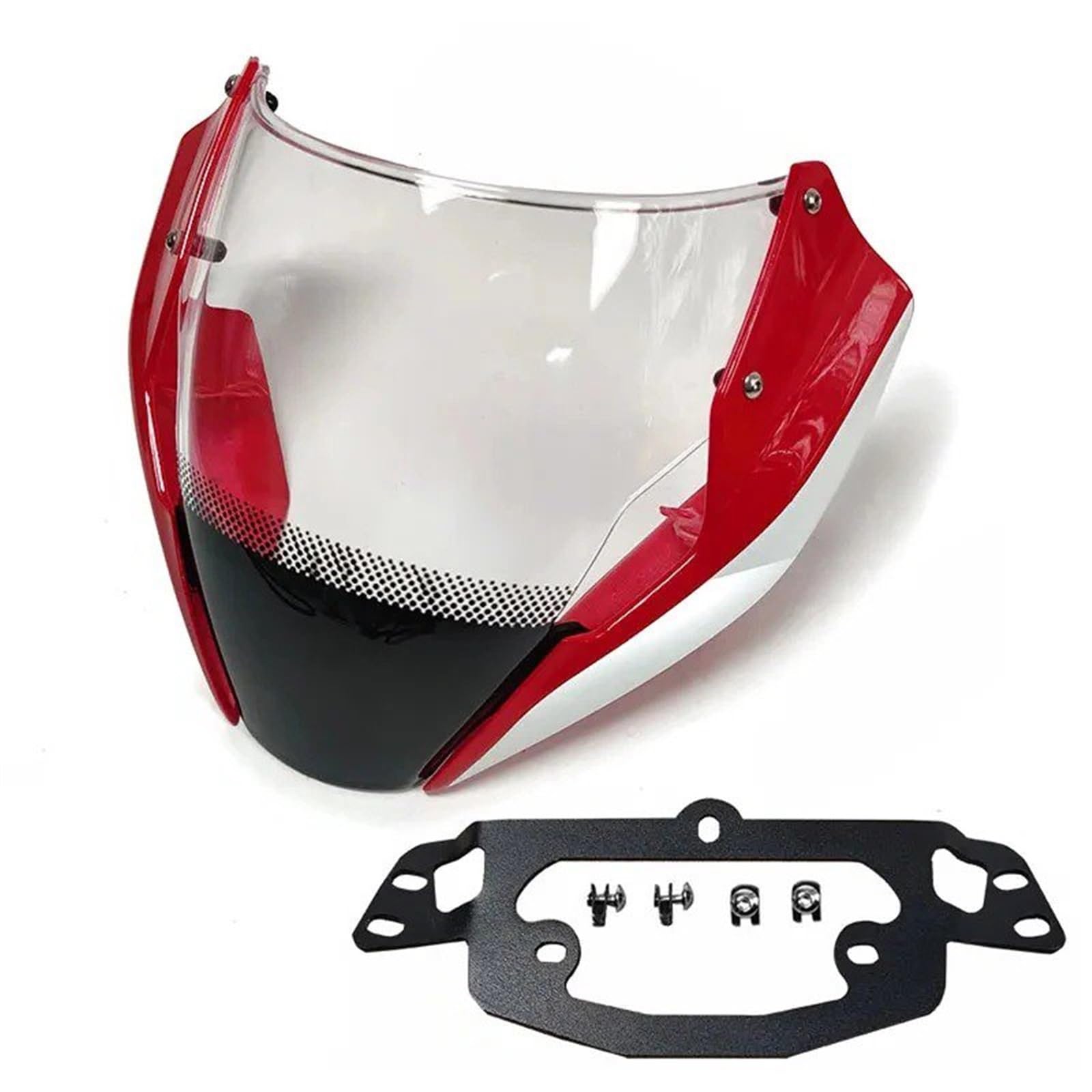 Windschild Motorrad Für DUCATI Für Monster 797 821 1200S Für Monster797 Für Stnipe 2023-2017 Deflektoren Windschutzscheibe Verkleidung Windschutzscheibe Front Kopf Cowling Deflektor Windschutzscheibe( von BTHMGBAE