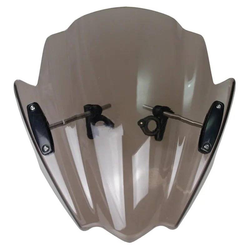 Windschild Motorrad Für Hornet CB600F CB 600 F CB599 CB650F CB650R CB500F CB500X 2008-2017 2018 2019 Motorrad Windschutzscheibe Windschutz Bildschirm Deflektor Windschutzscheibe(Smoke) von BTHMGBAE