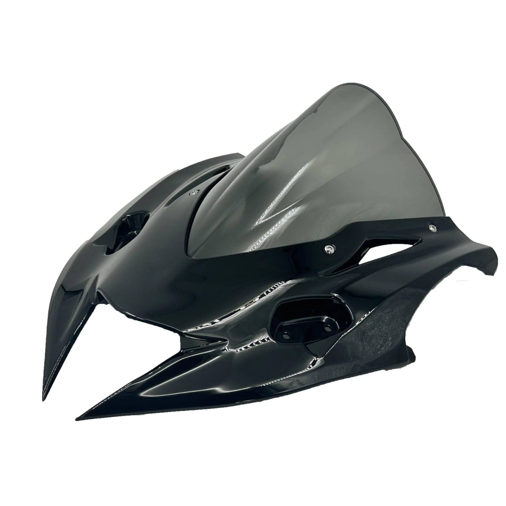 Windschild Motorrad Für Kawasaki Für NINJA400 Für Ninja400 2019-2024 Motorrad Windschutzscheibe Windschutz Deflektor Verkleidung Abdeckung Deflektor Windschutzscheibe(Gray with Gray) von BTHMGBAE