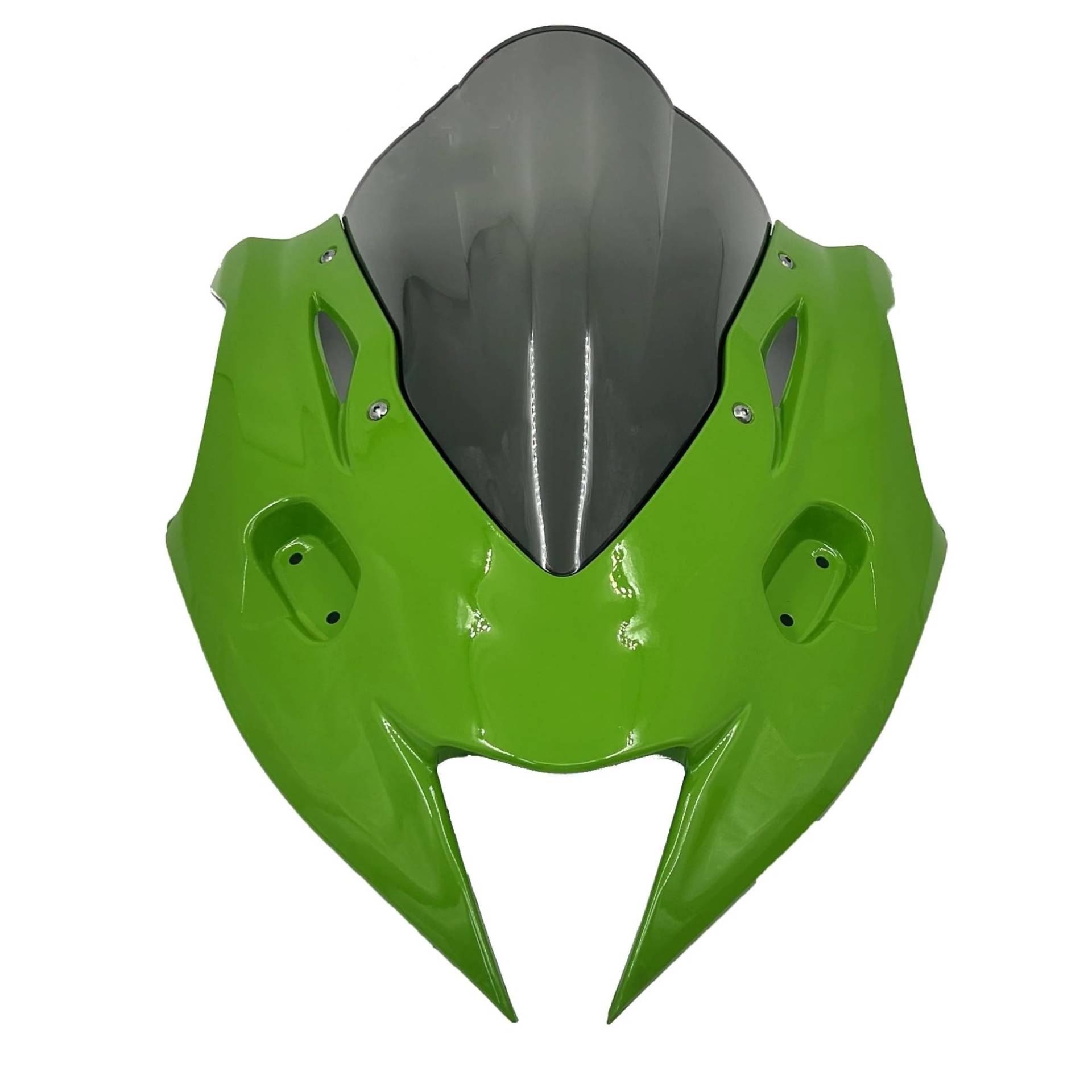 Windschild Motorrad Für Kawasaki Für NINJA400 Für Ninja400 2019-2024 Motorrad Windschutzscheibe Windschutz Deflektor Verkleidung Abdeckung Deflektor Windschutzscheibe(Green with Gray) von BTHMGBAE