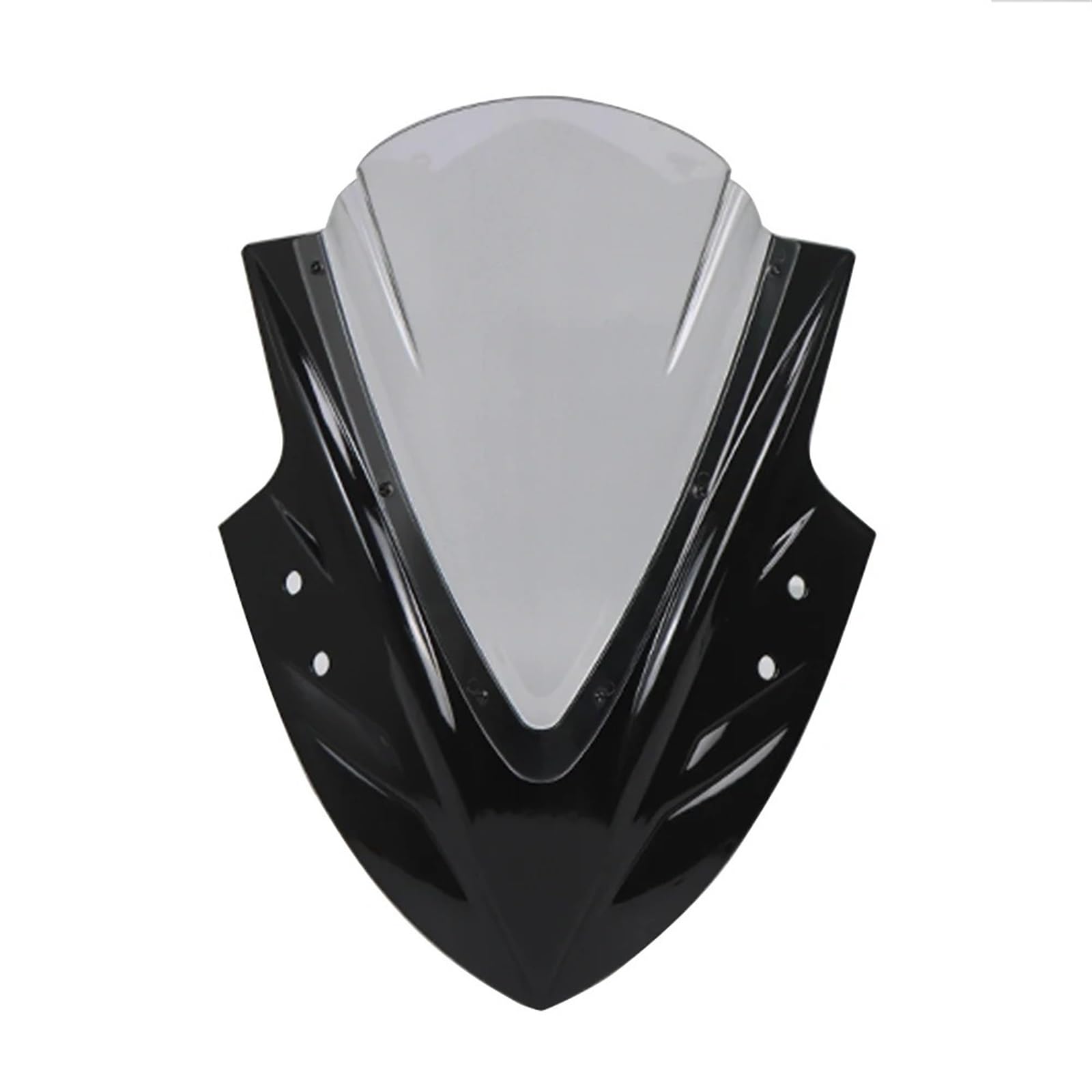 Windschild Motorrad Für Kawasaki Für Ninja 400 2019-2020 250 300 2013-2018 2017 Für Ninja400 Für Ninja250 Für Ninja300 Motorrad Windschutzscheibe Windschutz Deflektor Windschutzscheibe(Bright Black Gr von BTHMGBAE