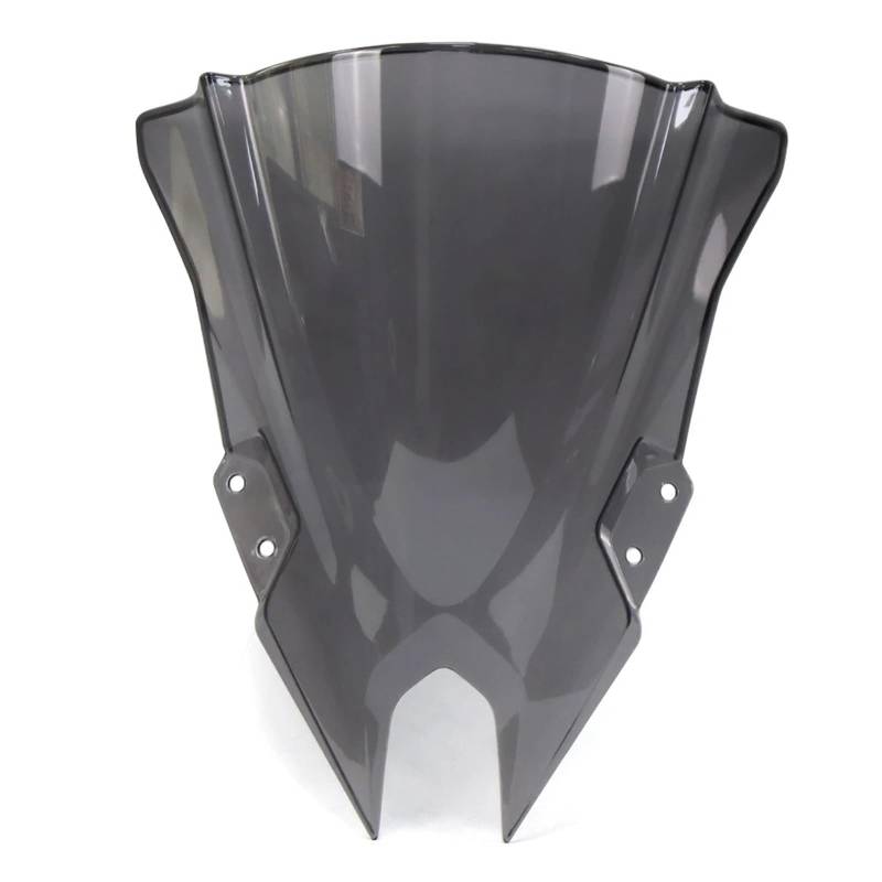 Windschild Motorrad Für Kawasaki Für Ninja 500 SE Für NINJA500 2024 Double Bubble Windschutzscheibe Windschutz Motorradzubehör Verkleidung Deflektor Deflektor Windschutzscheibe(Grey) von BTHMGBAE