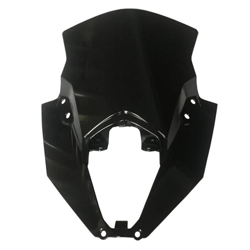 Windschild Motorrad Für Kawasaki Für Ninja 650 Für EX650 Für ER-6F Für ER6F 2020 2021 2022 2023 Motorrad Windschutzscheibe Windschutz Bildschirm Windabweiser Schwarz Iridium Deflektor Windschutzscheib von BTHMGBAE