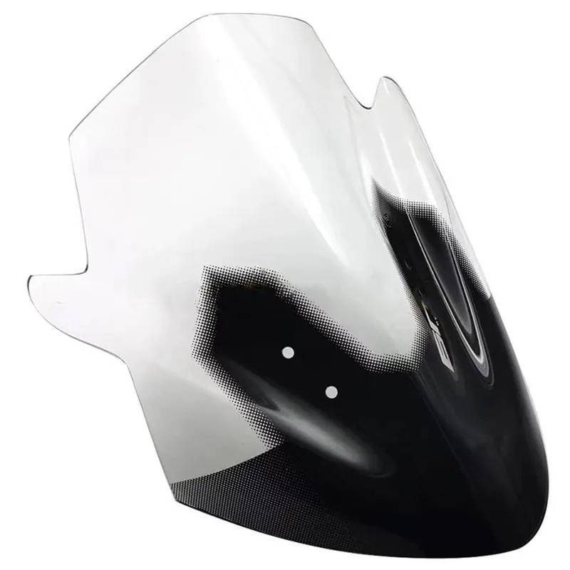 Windschild Motorrad Für Kawasaki Für Ninja ER6N ER650 ER 6N ER-6N 2012 2013 2014 2015 2016 Windschutz Bildschirm Windabweiser Double Bubble Windschutzscheibe Deflektor Windschutzscheibe(Transparent 2) von BTHMGBAE