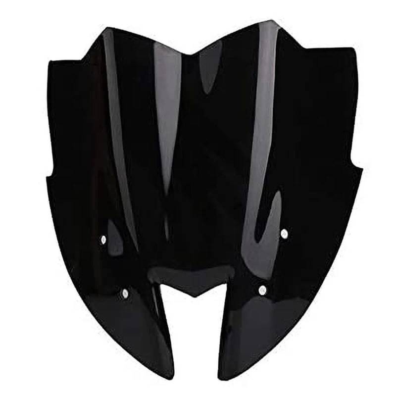 Windschild Motorrad Für Kawasaki Für Z800 2012-2016 Motorrad Schwarz Windschutzscheibe Viser Visier Deflektor Windschutzscheibe von BTHMGBAE