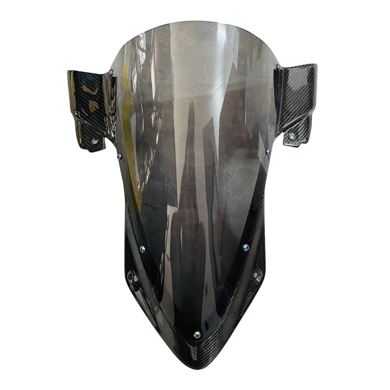 Windschild Motorrad Für M1000RR Für S1000RR Für S1000RR 2019-2023 Windschutzscheibe Windschutzscheibe Carbon Faser Windschutzscheibe Motorrad Windabweiser Deflektor Windschutzscheibe(Grey) von BTHMGBAE