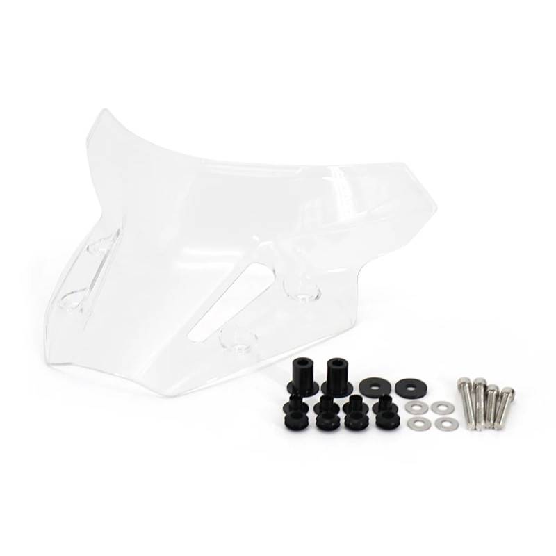 Windschild Motorrad Für MT-09 Für FZ-09 Für MT09 Für FZ09 2021 2022 Windschutzscheibe Windschutzscheibe Motorradzubehör Windabweiser Deflektor Windschutzscheibe(Transparent) von BTHMGBAE