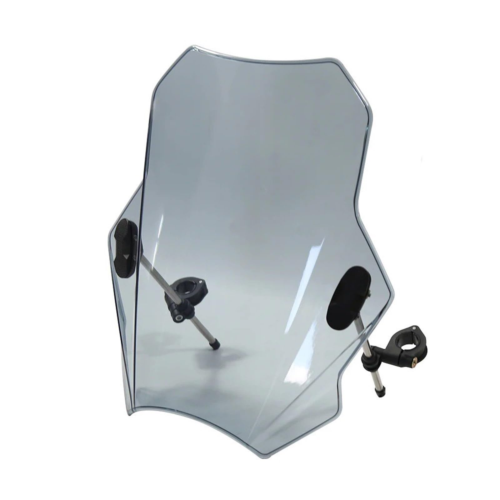 Windschild Motorrad Für MT125 Für FZ1 FZ6 FZ8 Für FZ8N XJ6 Für MT-01 Für MT03 Für MT09 Für MT07 Motorrad Windschutzscheibe Windschutzscheibe Universal Deflektor Windschutzscheibe(Light Grey) von BTHMGBAE