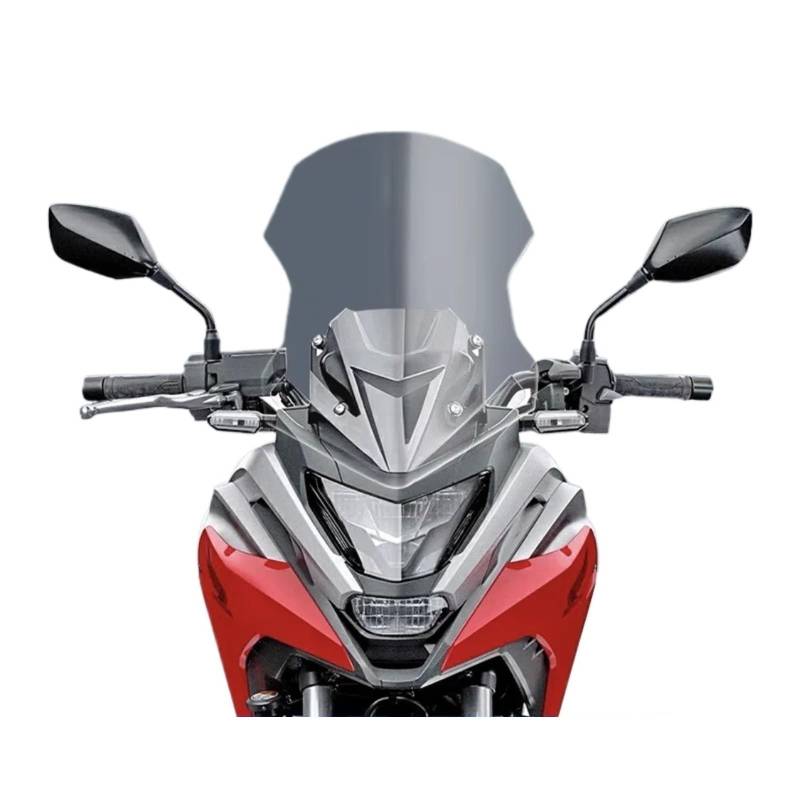 Windschild Motorrad Für NC750X NC 750X 2021 51CM 60CM Transparent Motorrad Erhöhung Windschutzscheibe Windschutz Front Glas Deflektor Windschutzscheibe(515mm) von BTHMGBAE