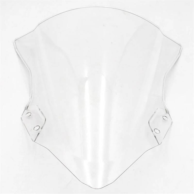 Windschild Motorrad Für Ninja 400 Für Ninja250 2018 2019 2021 2022 Windschutzscheibe Windschutzscheibe Double Bubble Windabweiser Motorradzubehör Deflektor Windschutzscheibe(Transparent) von BTHMGBAE