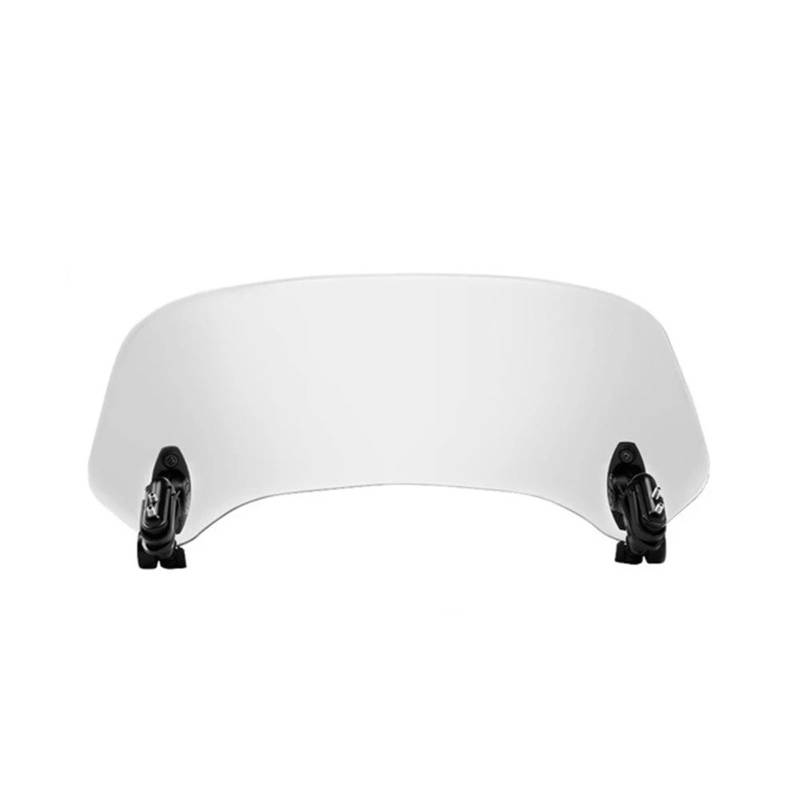 Windschild Motorrad Für R1200GS F800GS Motorrad Windschutzscheibe Clamp-On Variable Universal Windschutzscheibe Spoiler Verlängerung Deflektor Windschutzscheibe(Large Clear) von BTHMGBAE