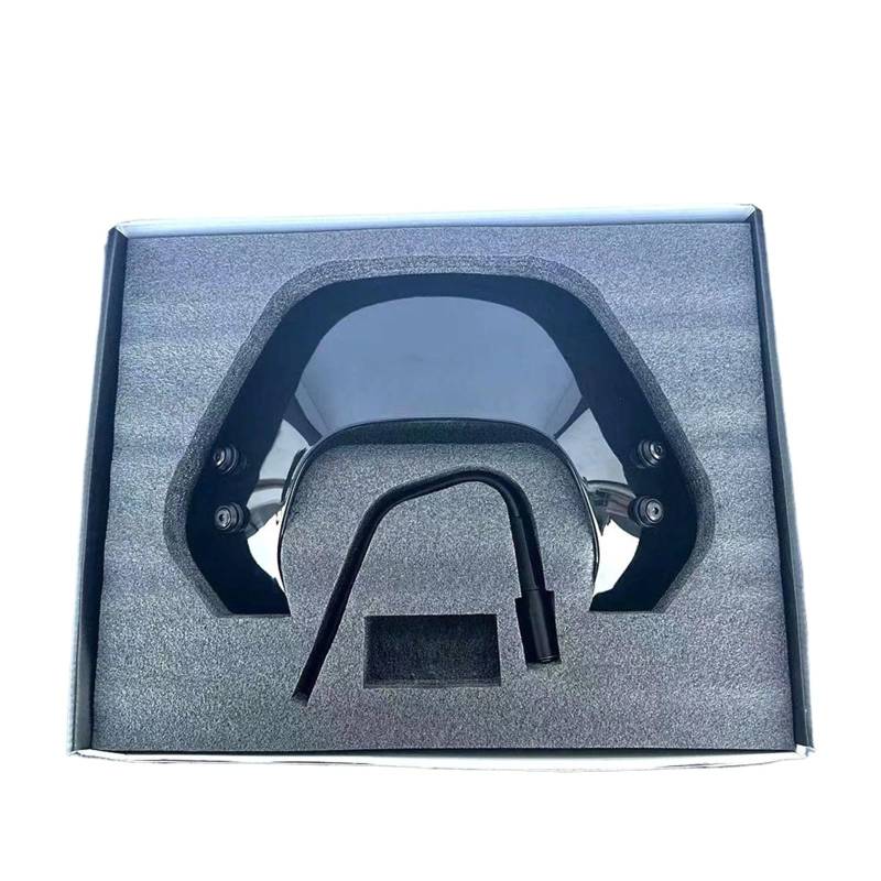 Windschild Motorrad Für Vespa Für Sprint 150 2013-2022 Motorrad Acryl Kleine Windschutzscheibe Windabweiser Schutz Bildschirm Windschutzscheibe Zubehör Deflektor Windschutzscheibe(Black) von BTHMGBAE