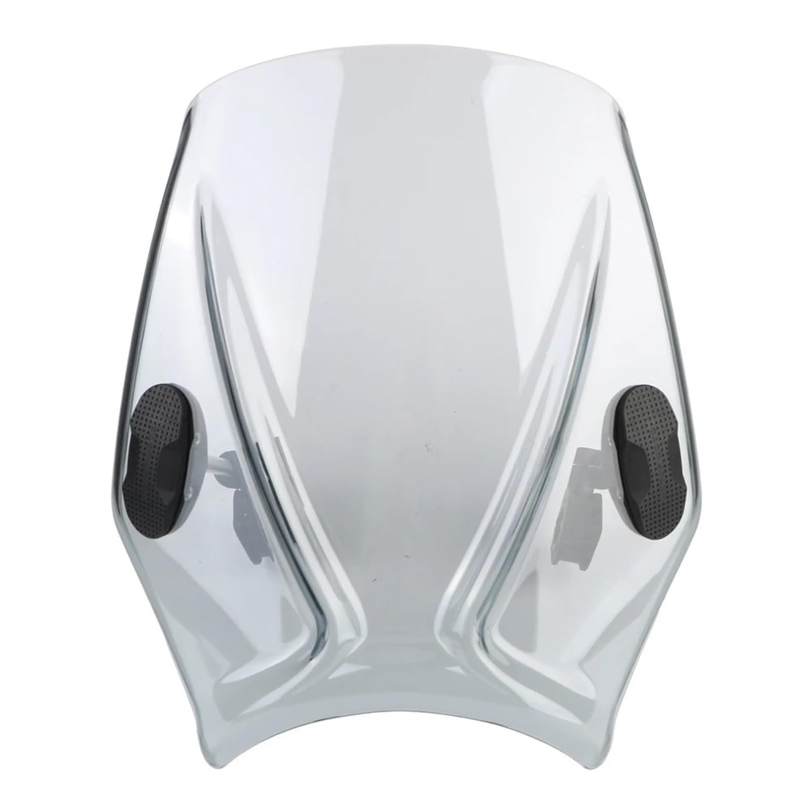 Windschild Motorrad Für XSR700 Für XSR900 Für CB650R Für Kawasaki Für Dukadi Für Street Motorrad Windschutzscheibe Universal Windschutzscheibe Spoiler Deflektor Windschutzscheibe(Light Gray) von BTHMGBAE