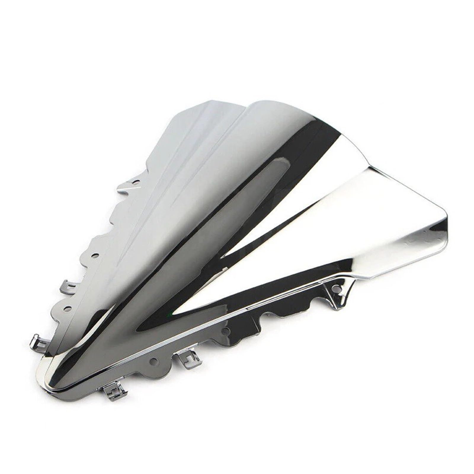 Windschild Motorrad Für YZF-R15 V2 Für YZF R15 V2 2013 2014 2015 2016 Schwarz Motorrad Windschutzscheibe Windschutz Double Bubble Verkleidung Deflektor Windschutzscheibe(Silver) von BTHMGBAE