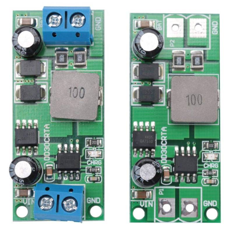 BTIHCEUOT Akku Lademodul mit einstellbarer Spannung für 3A 12V 1-1000AH Blei-Säure-Akkumulator (Terminal enthalten) von BTIHCEUOT