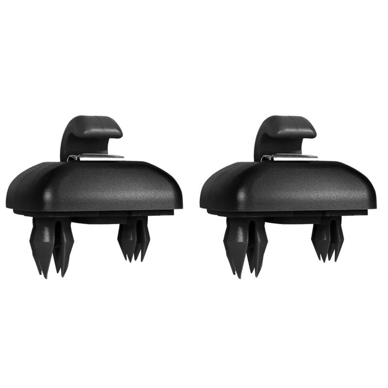 BTMSTK [Replacement] 2 stücke Auto Sonnenschirm Sonnenblende Clip Aufhänger Haken Halter Halterung for A1 A3 S3 A4 S4 for Allroad a5 S5 Q3 Q5 8U0857562A Zubehör (Black) von BTMSTK