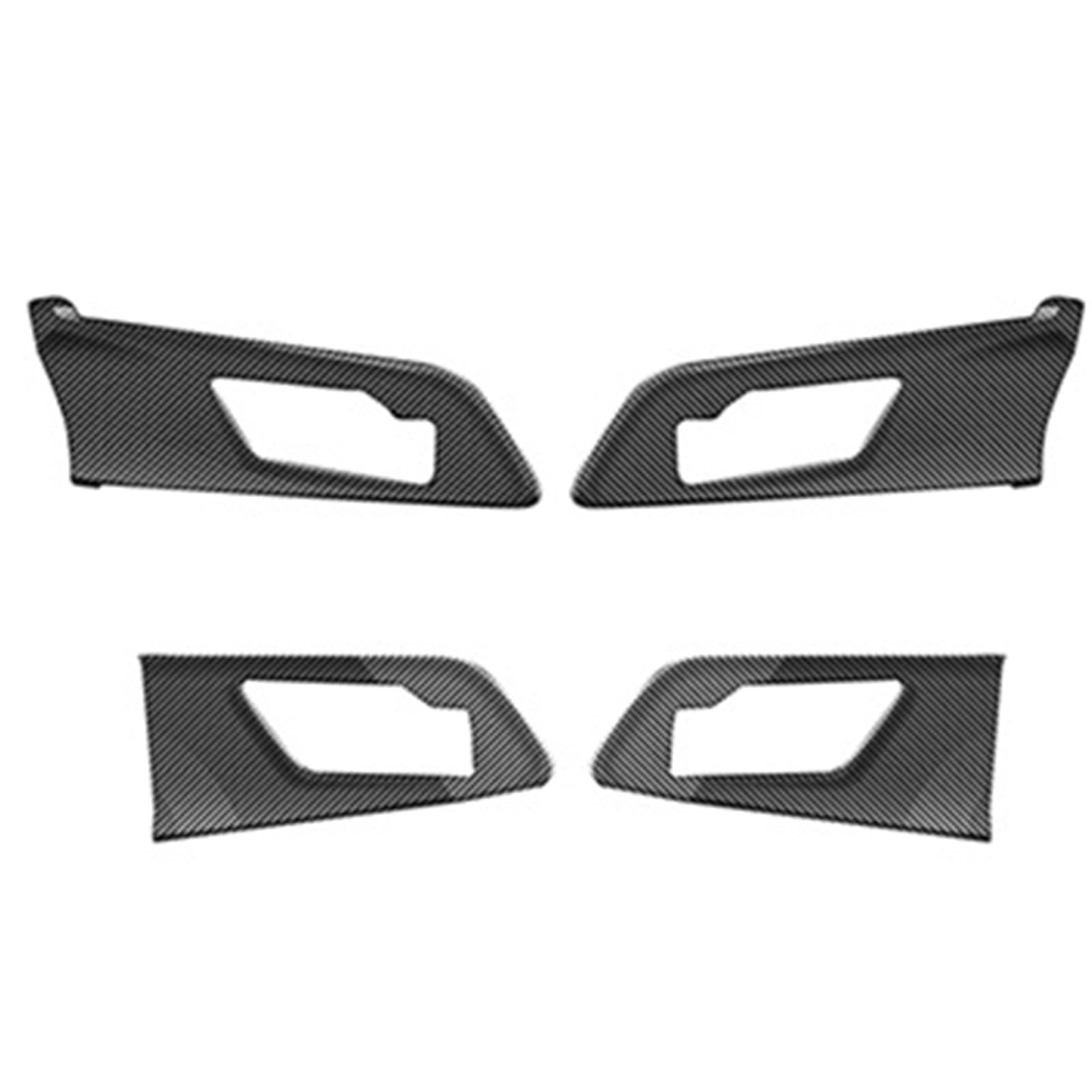 BTMSTK [Replacement] Auto Inner Griff Panel Innen Panel for Toyota for Prius for Prius 60 Serie 2020-2023 Auto Zubehör (Carbon Fiber Black) von BTMSTK