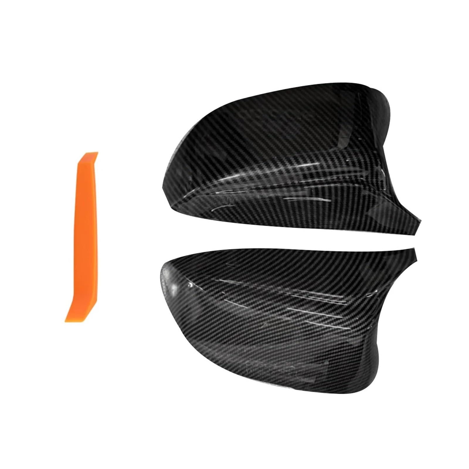 BTMSTK [Replacement] for 2014-2022 for Infiniti Q50 Q60 Carbon Faser Farbe Rückansicht Seiten Spiegel Abdeckung Kappe M Stil von BTMSTK