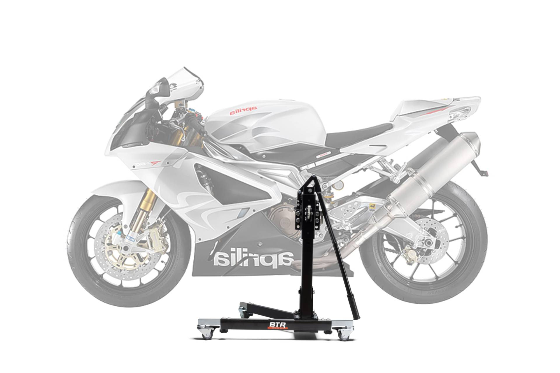 Zentralständer EVOLIFT® für Aprilia RSV 1000 R 04-08 Shadow Edition (Grundfarbe: Grau) von BTR Born to Ride