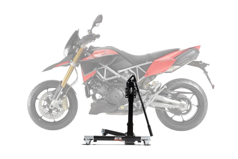 Zentralständer EVOLIFT® für Aprilia SMV 1200 Dorsoduro 11-17 Black Ops Edition (Grundfarbe: Schwarz) von BTR Born to Ride