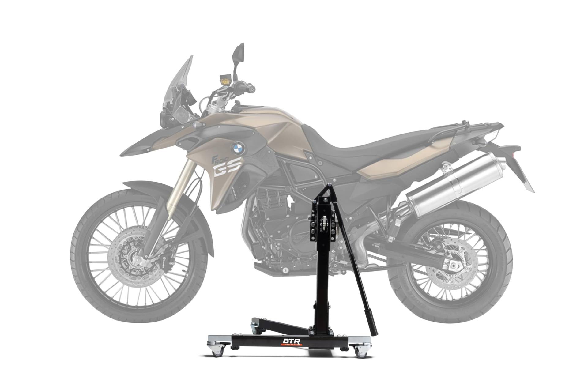 Zentralständer EVOLIFT® für BMW F800 GS 08-13 Black Ops Edition (Grundfarbe: Schwarz) von BTR Born to Ride