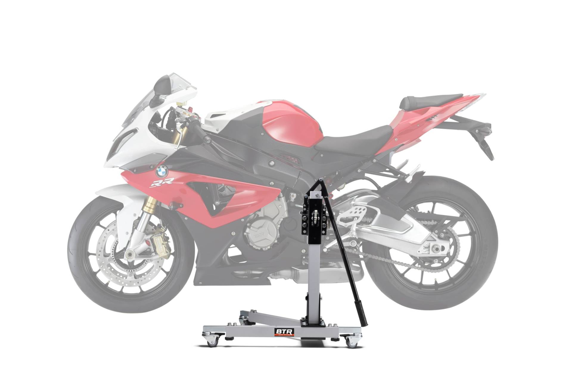 Zentralständer EVOLIFT® für BMW S 1000 RR 09-13 Shadow Edition (Grundfarbe: Grau) von BTR Born to Ride