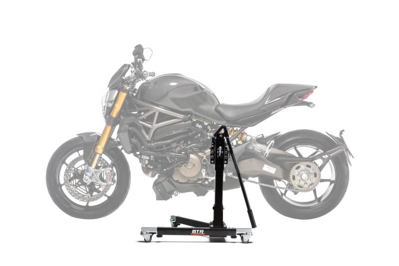 Zentralständer EVOLIFT® für Ducati Monster 1200 / S 14- Black Ops Edition (Grundfarbe: Schwarz) von BTR Born to Ride