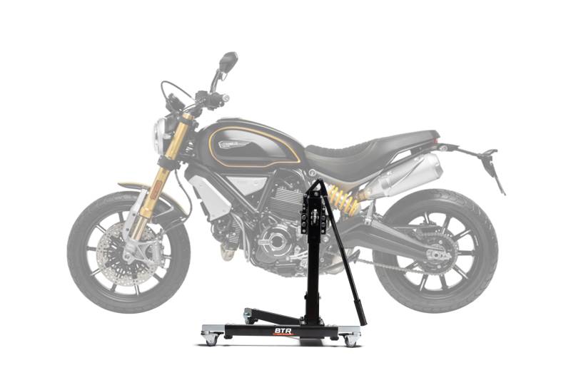 Zentralständer EVOLIFT® für Ducati Scrambler 1100 / Special/Sport 18- Black Ops Edition (Grundfarbe: Schwarz) von BTR Born to Ride