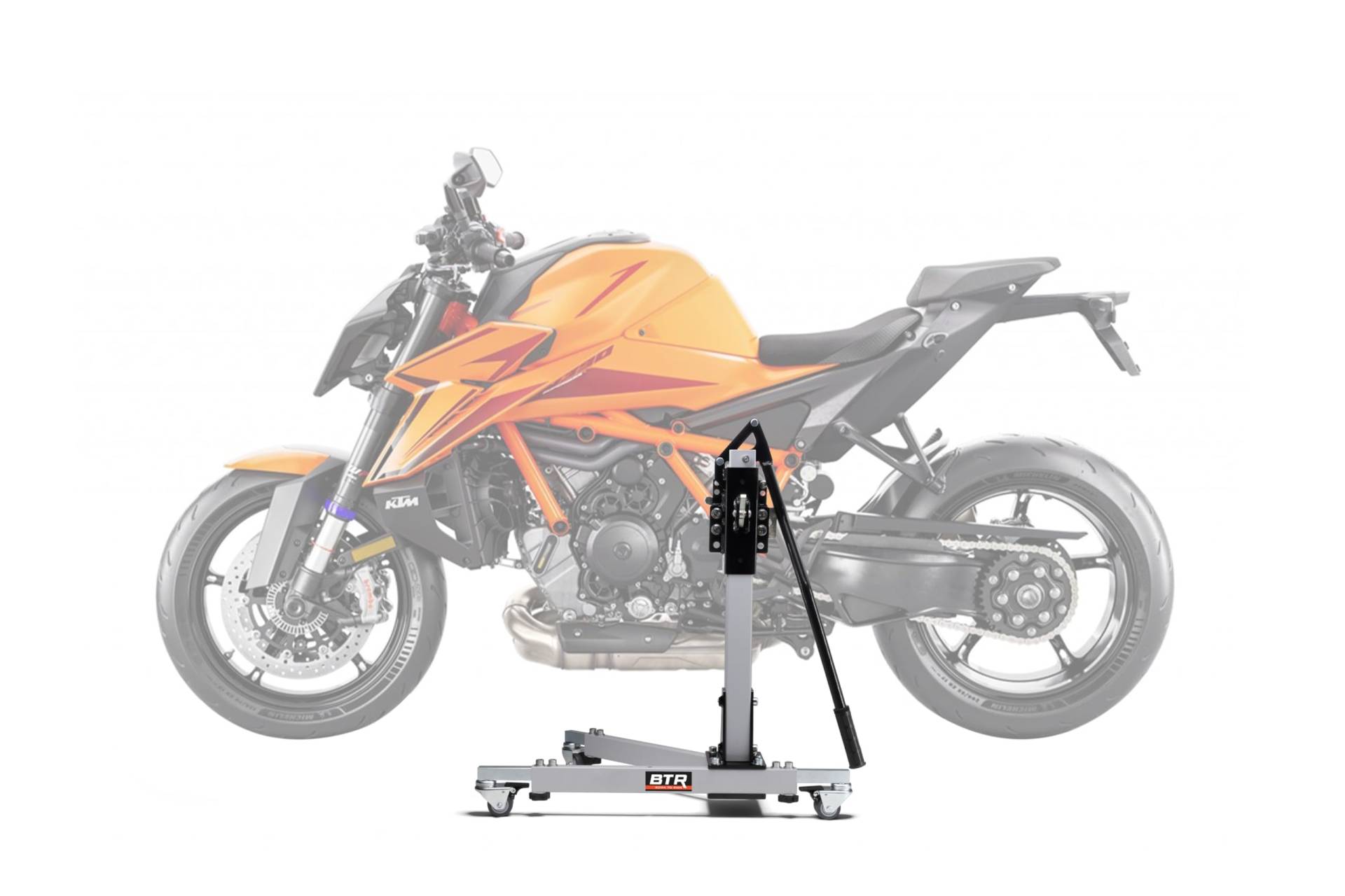 Zentralständer EVOLIFT® für KTM 1390 Super Duke R/EVO 24- Shadow Edition (Grundfarbe: Grau) von BTR Born to Ride