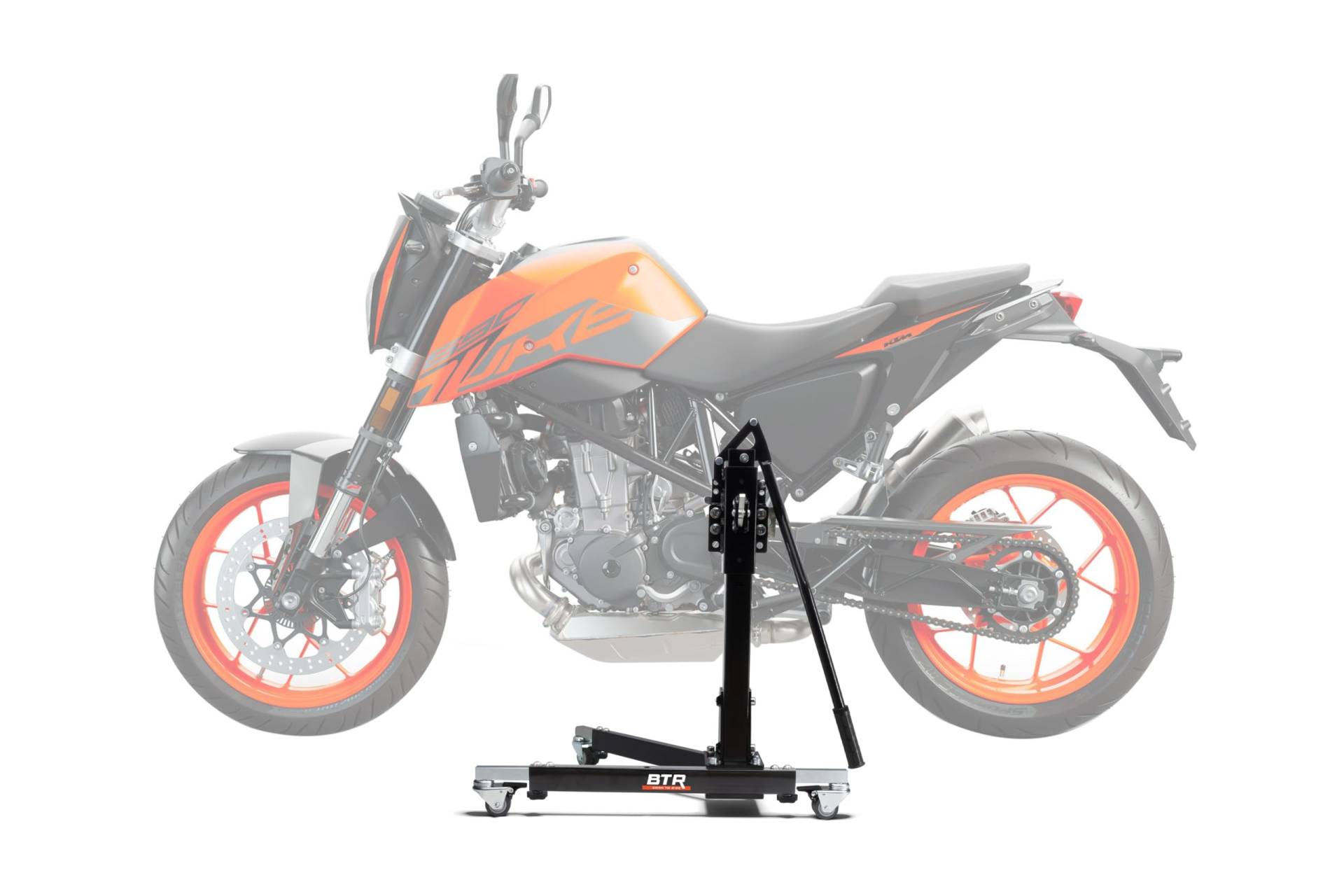 Zentralständer EVOLIFT® für KTM 690 Duke/R 08-19 Black Ops Edition (Grundfarbe: Schwarz) von BTR Born to Ride