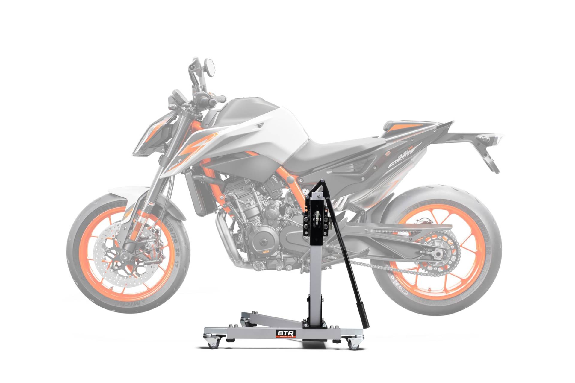 Zentralständer EVOLIFT® für KTM 890 Duke/R 20- Shadow Edition (Grundfarbe: Grau) von BTR Born to Ride