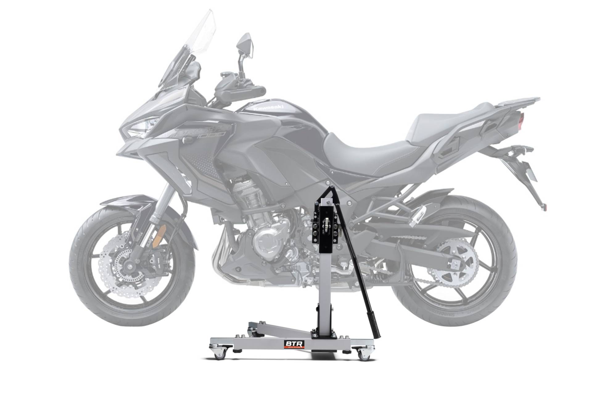 Zentralständer EVOLIFT® für Kawasaki Versys 1000 SE Grand Tourer 21- Shadow Edition (Grundfarbe: Grau) von BTR Born to Ride