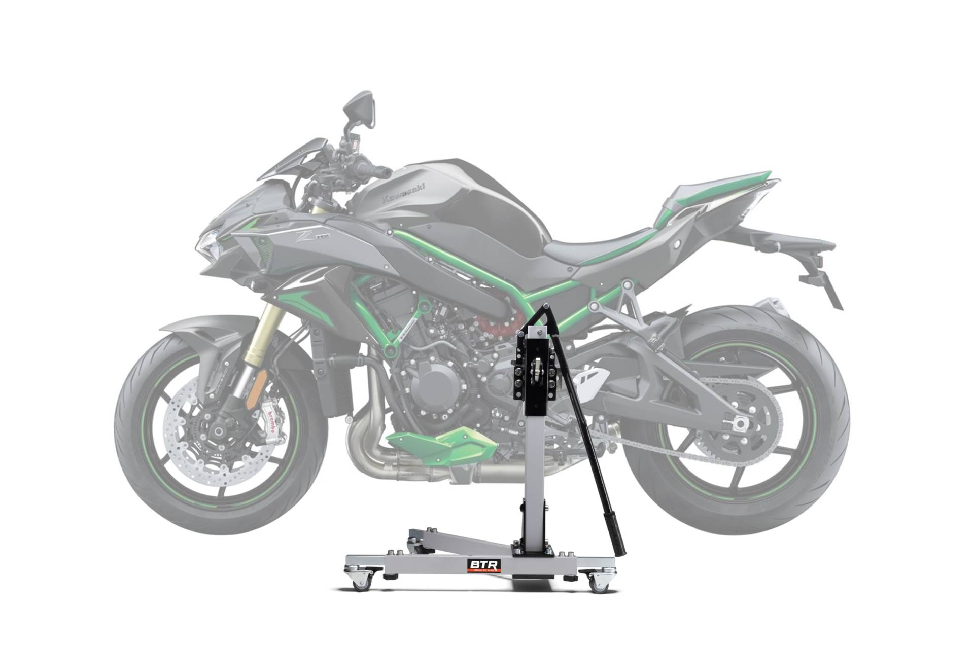 Zentralständer EVOLIFT® für Kawasaki Z H2 SE 24- Shadow Edition (Grundfarbe: Grau) von BTR Born to Ride