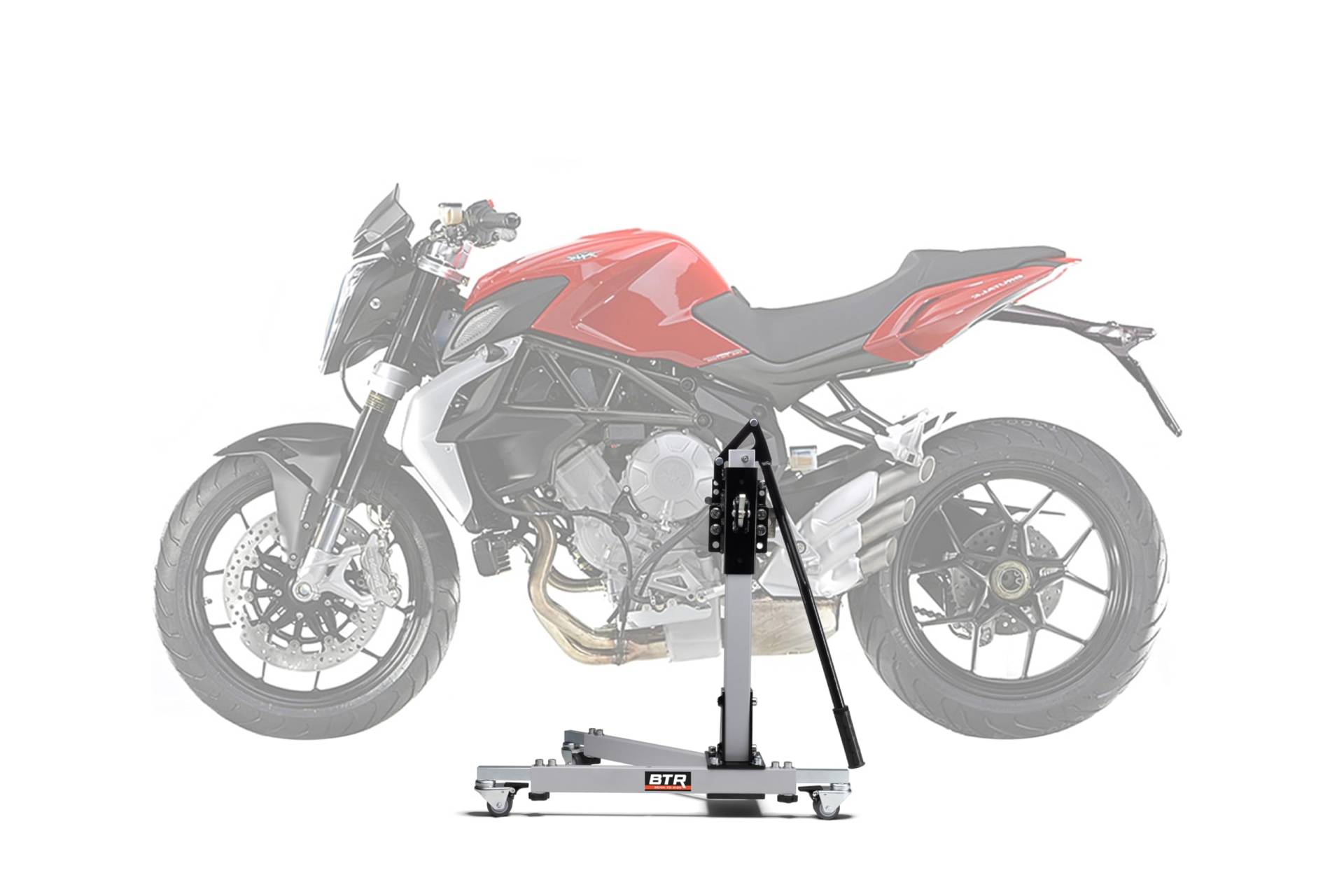 Zentralständer EVOLIFT® für MV Agusta Brutale 675 12-18 Shadow Edition (Grundfarbe: Grau) von BTR Born to Ride