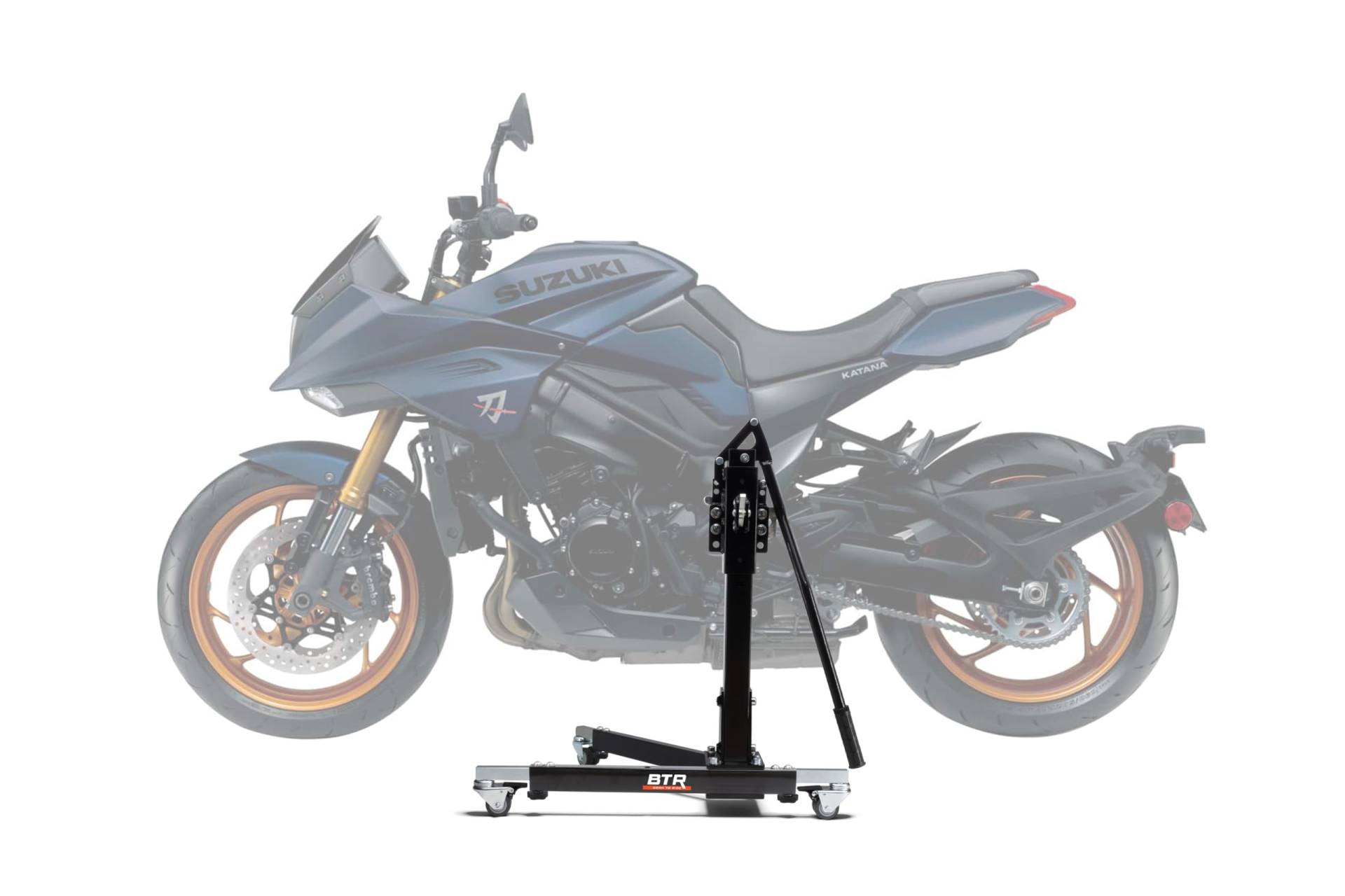 Zentralständer EVOLIFT® für Suzuki GSX-S Katana 19- Black Ops Edition (Grundfarbe: Schwarz) von BTR Born to Ride