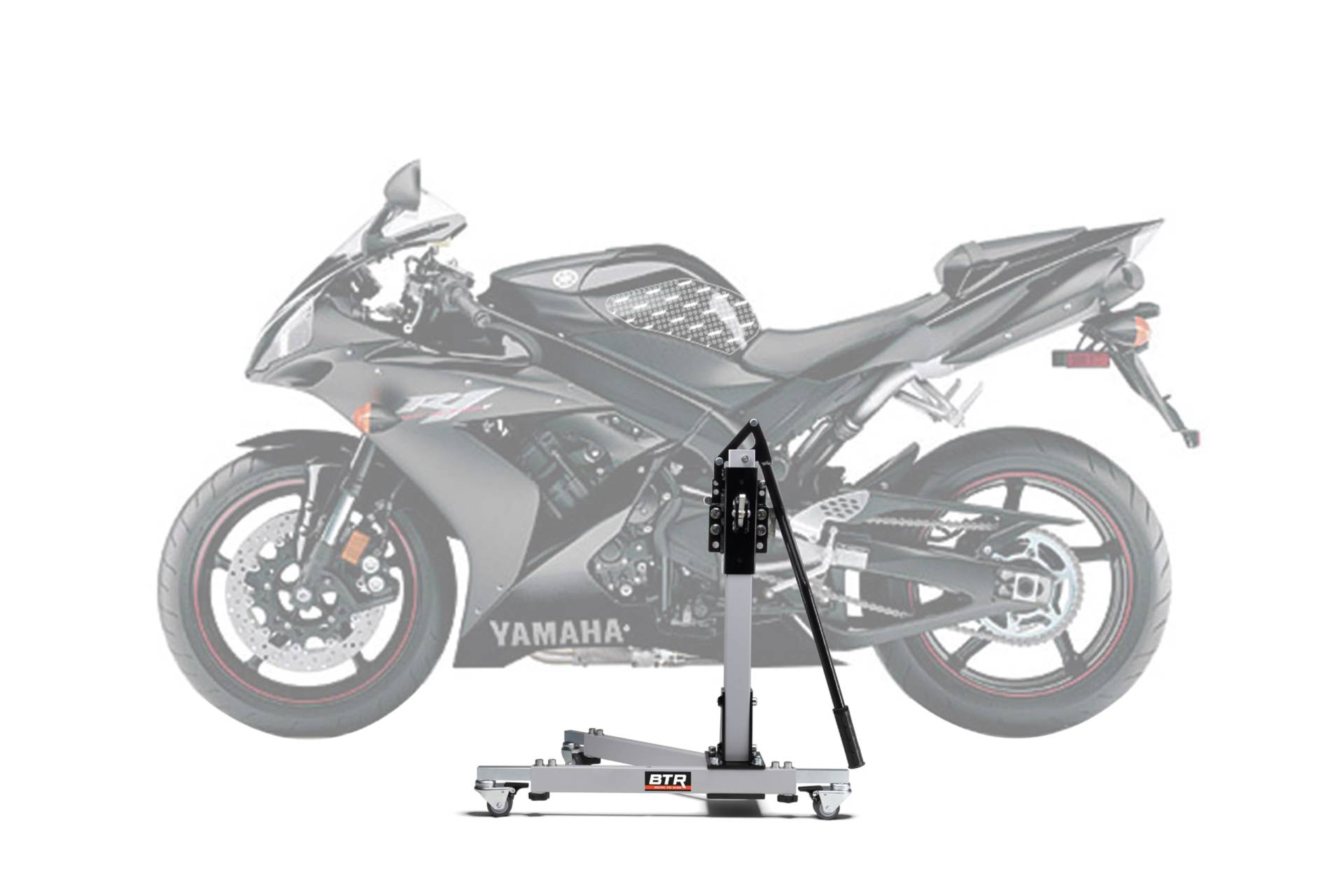 Zentralständer EVOLIFT® für Yamaha R1 (RN12) 04-06 Shadow Edition (Grundfarbe: Grau) von BTR Born to Ride