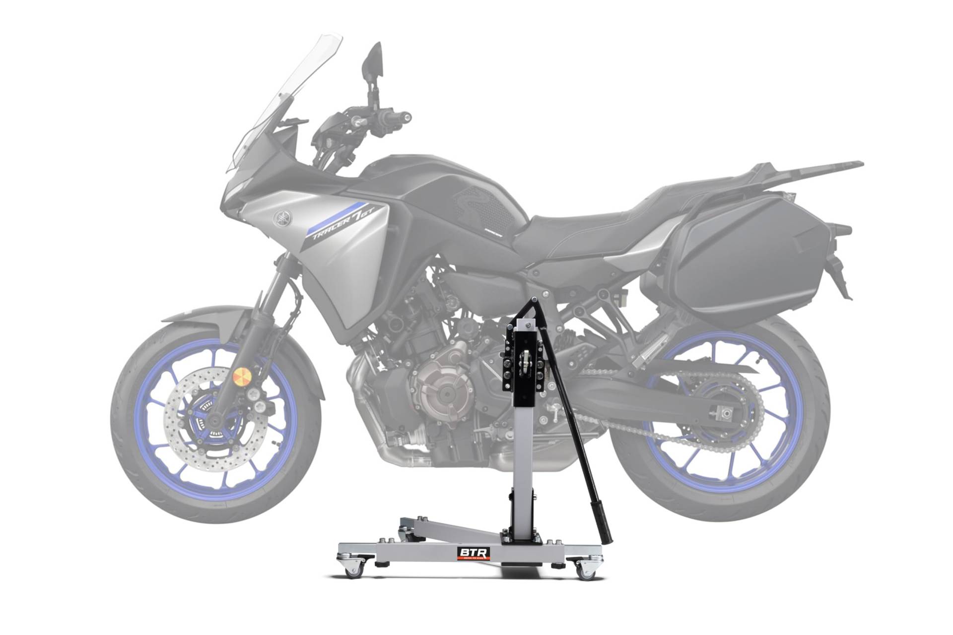 Zentralständer EVOLIFT® für Yamaha Tracer 7 GT 21- Shadow Edition (Grundfarbe: Grau) von BTR Born to Ride